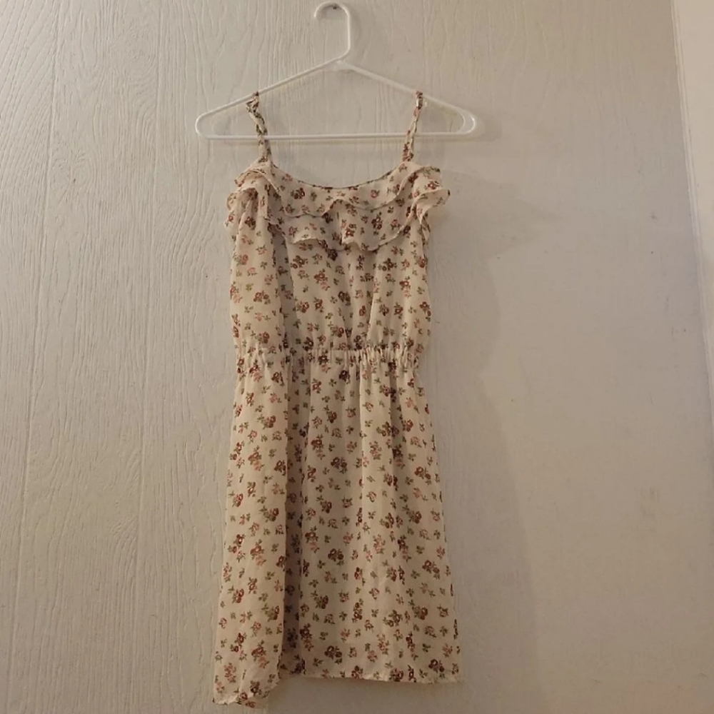 MNG Collection Floral Strap Dress